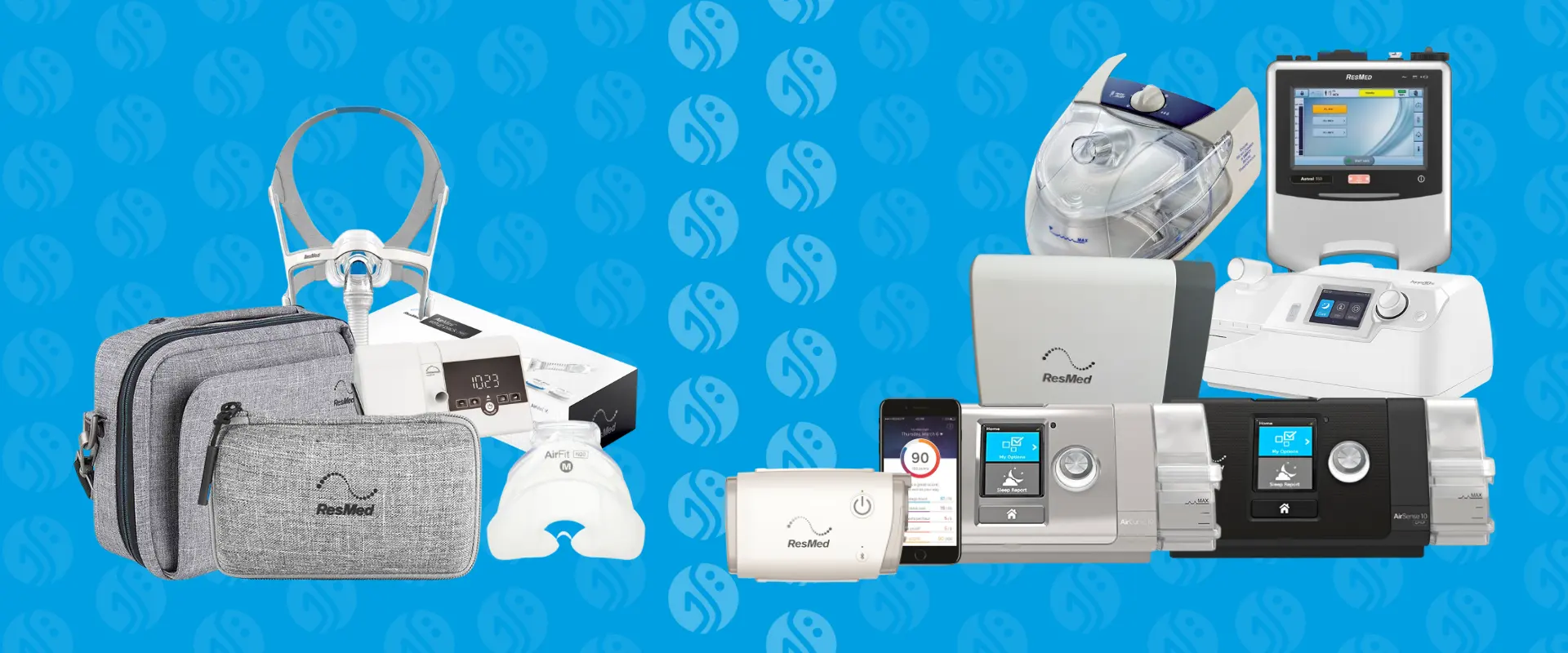 CPAP, APAP, BiPAP, accesorios, y más