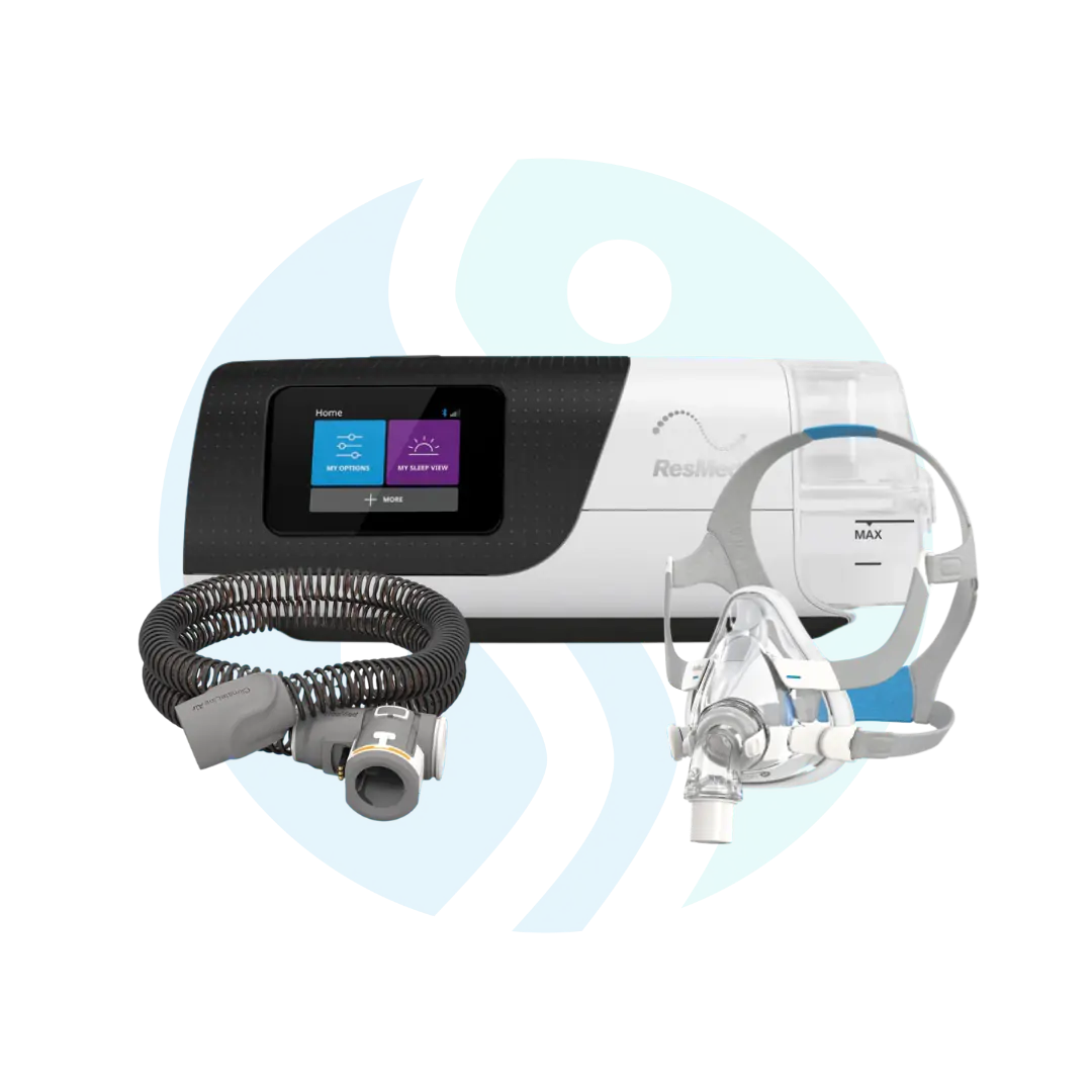 Pack CPAP AirSense 11 Auto + Mascarilla Oronasal AirFit F20 + Tubo Calefaccioncado ClimateLine Air Pack CPAP AirSense 11 Auto + Mascarilla Oronasal AirFit F20 + Tubo Calefaccioncado ClimateLine Air