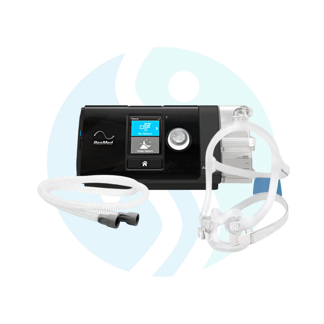 Pack CPAP AirSense 10 Auto + Mascarilla Oronasal AirFit F30i + Tubo Estándar Pack CPAP AirSense 10 Auto + Mascarilla Oronasal AirFit F30i + Tubo Estándar